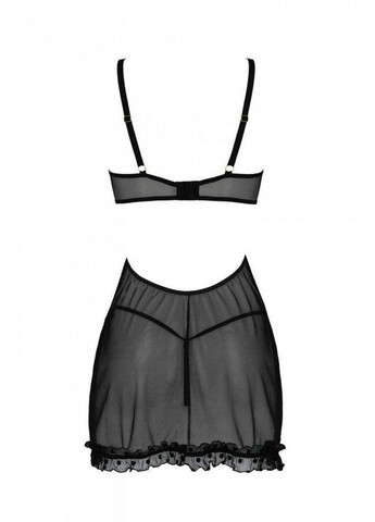 Пеньюар MARINA CHEMISE black L/XL - Passion (303888972)