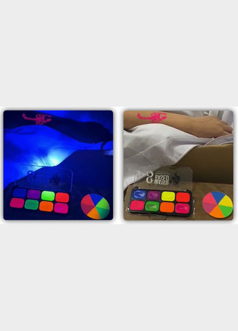 Аквагрим неоновый УФ 6 цветов Watercolor Art (302242614)