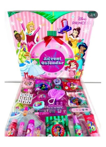 Адвент-календар з косметикою Принцеси Дісней для дівчат Disney (362965057)