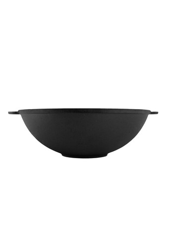 Чавунна сковорода WOK 3,7 л з чавунною кришкою Brizoll (322732499)