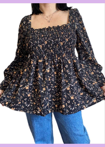 Комбинированная блузка Fashion Club