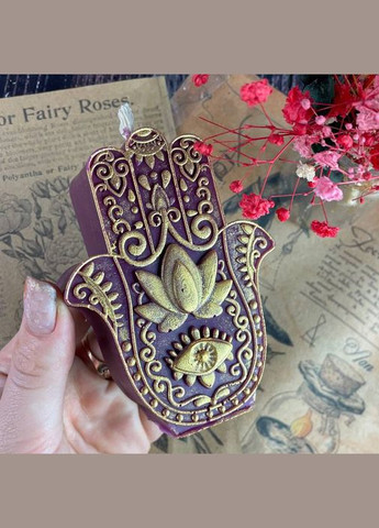 Восковая фиолетовая свеча рука Фатимы - Свет Хамсы 5Candles (339871844)