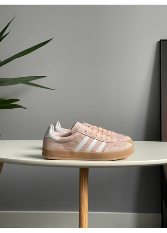 Кроссовки женские Adidas Wmns Gazelle Indoor Peach | Адидас Газель персиковые No Brand персиковые демисезоны (356157613)
