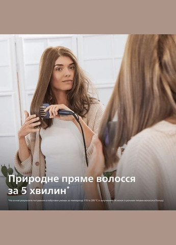 Щетка-выпрямитель для волос BHH885/00 Philips (336954656)