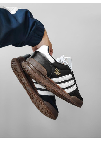 КРОССОВКИ ЖЕНСКИЕ ADIDAS JEANS BLACK / WHITE АДИДАС No Brand чёрные демисезоны (368885302)