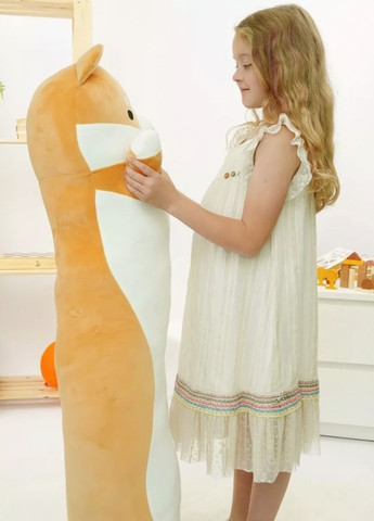 Велика м'яка іграшка коргі батон 120 см плюшева подушка собака My Kigu (370952745)