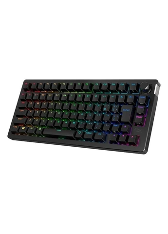 Клавіатура бездротова Alloy Rise 75 Red RGB UA Black (91Y91AA) HyperX (400516420)