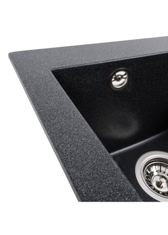 Гранітна мийка для кухні SOKIL 4150 матова Карбон Valeso (358059926)
