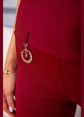 Повседневные женские лосины, бордового цвета, Ager (317432807)