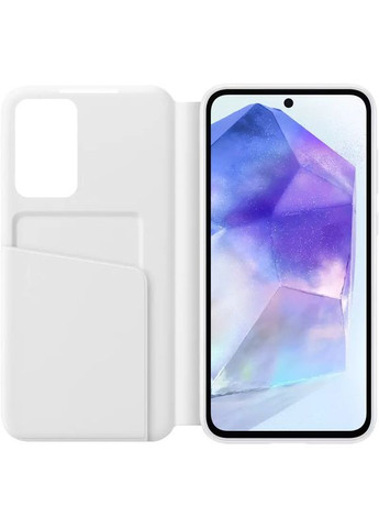Чехол Smart View Wallet Case для Galaxy A55 White (EFZA556CWEGWW) Samsung (316696263)