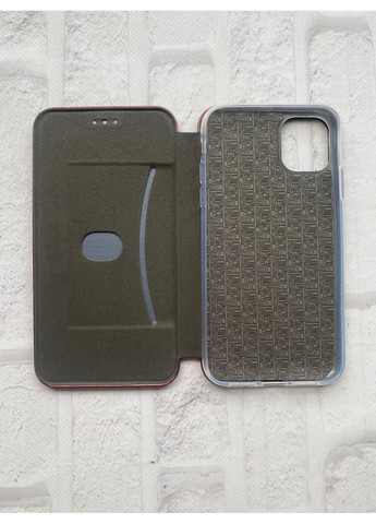 Чохол-книжка з малюнком для iPhone 11 Бордовий:: Дівчина зі стрічкою (принт 17) Creative (360710716)