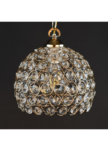 Люстра підвісна на 1 лампочку 28223 Золото 27-42х20х20 см. Sunnysky (364760497)