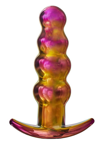 Анальная пробка с вибрацией стеклянная GLAMOUR GLASS Dream Toys (372737545)