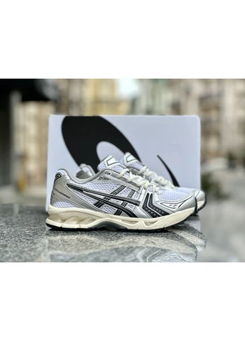 КРОСІВКИ ЖІНОЧІ ASICS GEL-KAYANO 14 WHITE SILVER BLACK АСІКС ГЕЛЬ КАХАНО 14 БІЛІ No Brand білі демісезони (392004681)
