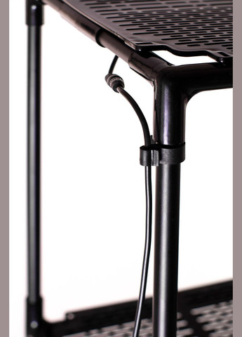 Підставка для квітів Lima 60 Metalight з фітосвітом (фітолампою) повного спектру. Стелаж для рослин з підсвічуванням Metaplant (300854252)