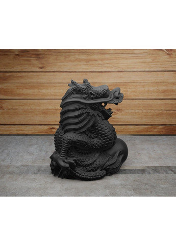 Статуетка дракона з кулею - яйцем. Символ 2024 року. Золотистий, 5 см ЗаСвіт (280940561)