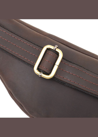 Мужская стильная бананка из натуральной винтажной кожи 23130 Shvigel (332983802)