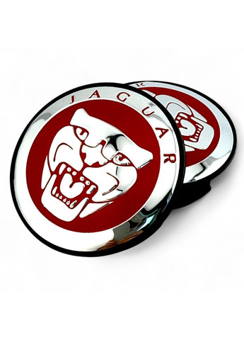 Колпачки в диски Ягуар для дисков 59/50 мм. Красные (4 шт.) Jaguar (354698561)