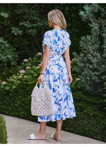 Белое платье sa-640 белое ISSA PLUS однотонное