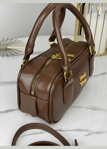 Сумка жіноча коричневий класичний крос-боді No Brand (322464402)