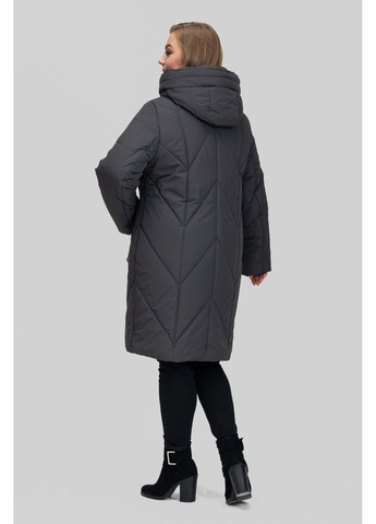 Графитовое зимнее Женское зимнее пальто из плащевки Альбина All Posa (ap102540p) A'll Posa
