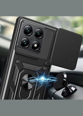 Ударостійкий чохол Camshield Serge Ring для Xiaomi 14T Black No Brand (340063727)