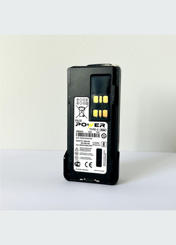 Акумулятор PMNN4493AR на 5000 mAh з Type-C роз'ємом для рації Motorola серії DP4000 China (343240798)