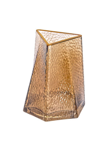 Ваза для квітів Goldland скляна 15.5 см, золото Yiwu (322245715)