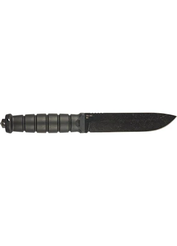 Ніж Predator BSW, black, туристичний, для виживання, з клинком 166 мм, твердості 60 HRC, з нековзкою рукояткою TPR Skif (395594815)