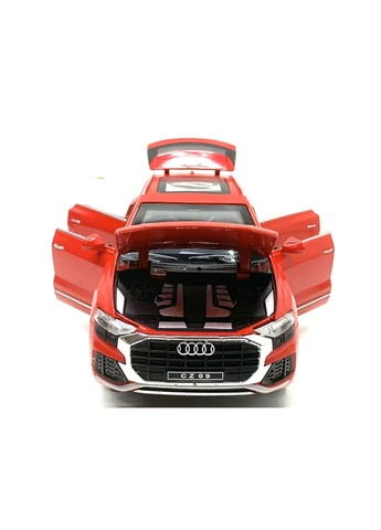 Машина Автосвіт Audi Q8 інерційна масштаб 1:24 відчиняються двері капот багажник 20см Червона (AP-1844) No Brand (302215656)