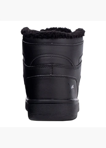 Черные мужские кроссовки rebound layup sl fur black 369830-03 Puma