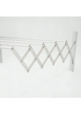 Настінна висувна сушарка вішалка з максимальним навантаженням до 15 кг для білизни одягу речей 80х70х26,5 см (481045-Prob) Unbranded (352060867)