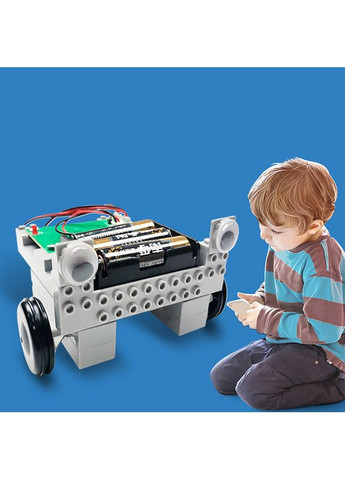 STEM-конструктор TXMR-004 робомобіль, що програмується, на АКБ з дистанційним управлінням Lesko (360456992)