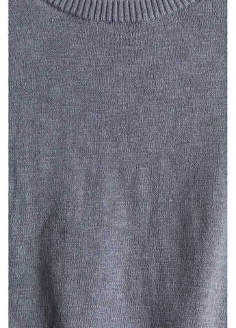 Серый демисезонный джемпер хлопковый вязаный для мальчика loose fit 1264734-005 H&M