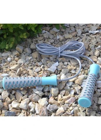Скакалка 4206 Jump Rope PRO+ Сіро-м'ятна (2,75m.) PowerPlay (389578633)
