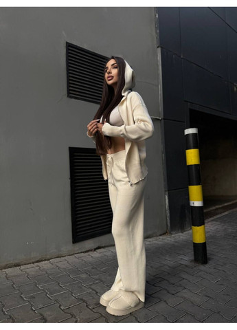 Женский костюм 2-ка с капюшоном, вязаный — ЗАМЕРЫ В ОПИСАНИИ DK/DL Мода без кордонів (369713549)