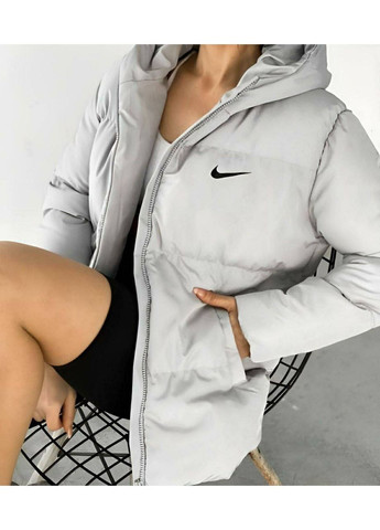 Сіра демісезонна жіноча куртка FINO Mode