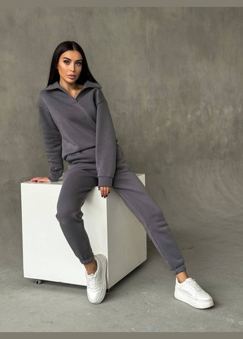 Женский костюм спортивный тринитка на флисе No Brand (307471960)