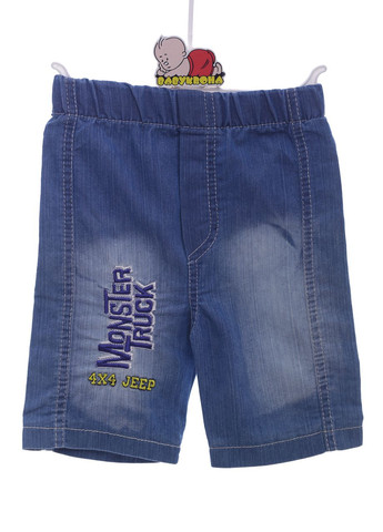 Синий летний шорты джинсовые с футболкой для мальчика джип синий 80 см (37843) BABYKROHA