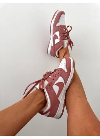 Рожеві Осінні кросівки чоловічі nike sb dunk « pink suede » найк сб данк No Brand