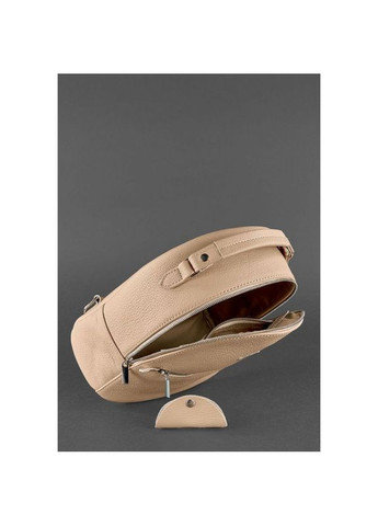 Рюкзачок женский кожаный Kylie светло-бежевый BlankNote (301871597)