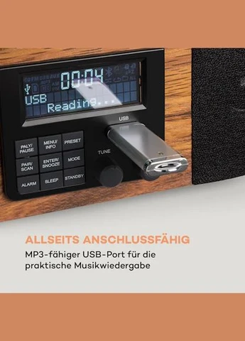 Музыкальный центр Verticalo SE DAB, Германия Auna (400406551)