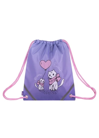 Сумка для взуття SB-10 Purr-Meow 40х35 см Бузковий (550079) Yes (387585437)