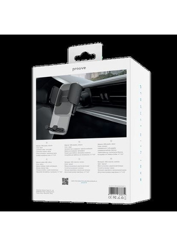 Холдер Crystal Clamp Plus Air Outlet Car Mount Black UA (CHCCP0000001) Proove (365749122)