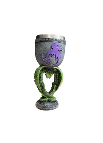 Бокал для вина 3D Зеленые Драконы Home (294613659)