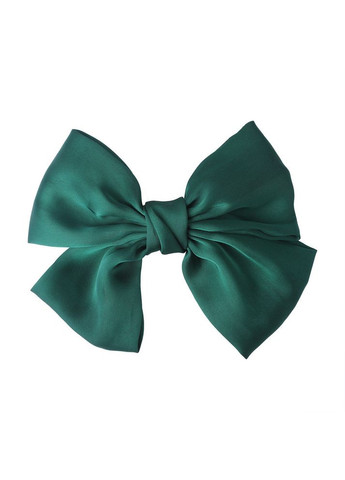 Заколка-автомат для волос Бант Изумрудный, большой бант для волос (зеленый) China (367838069)