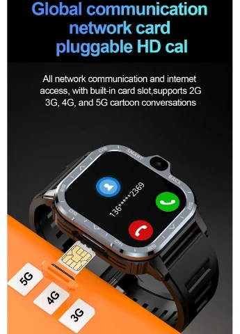 Розумний смарт годинник Smart Nova Sim Rubber Black, 2 ремінці UWatch (387512895)