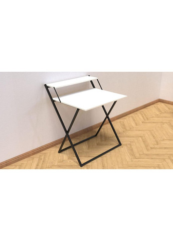 Стол трансформер Компакт 4 750x790x720 Черный металл ДСП Белое 16 мм FRD-104690 Ferrum-decor (365445022)