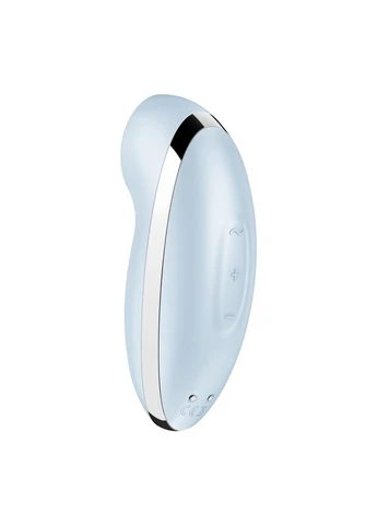Вибростимулятор-пульсатор Tap & Climax 2 Blue, эффект постукивания пальцем - CherryLove Satisfyer (366962618)