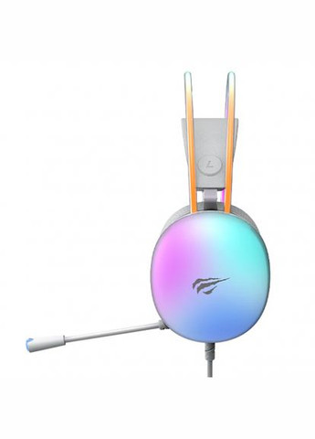 Ігрові навушники з мікрофоном HVH2037d RGB, білі Havit (282313781)